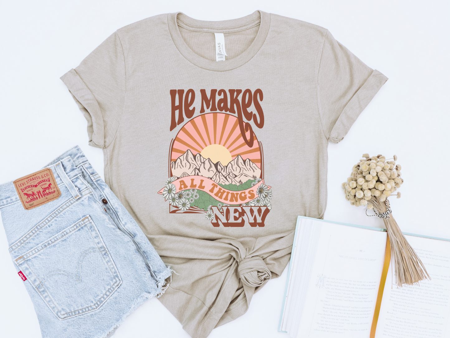 HE MAKES ALL THINGS NEW GRAPHIC TEE