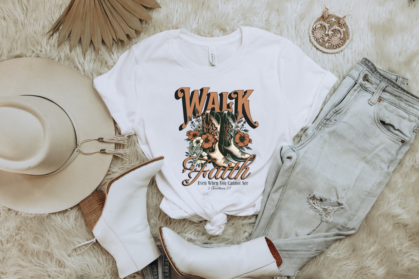 WALK BY FAITH GRAPHIC TEE