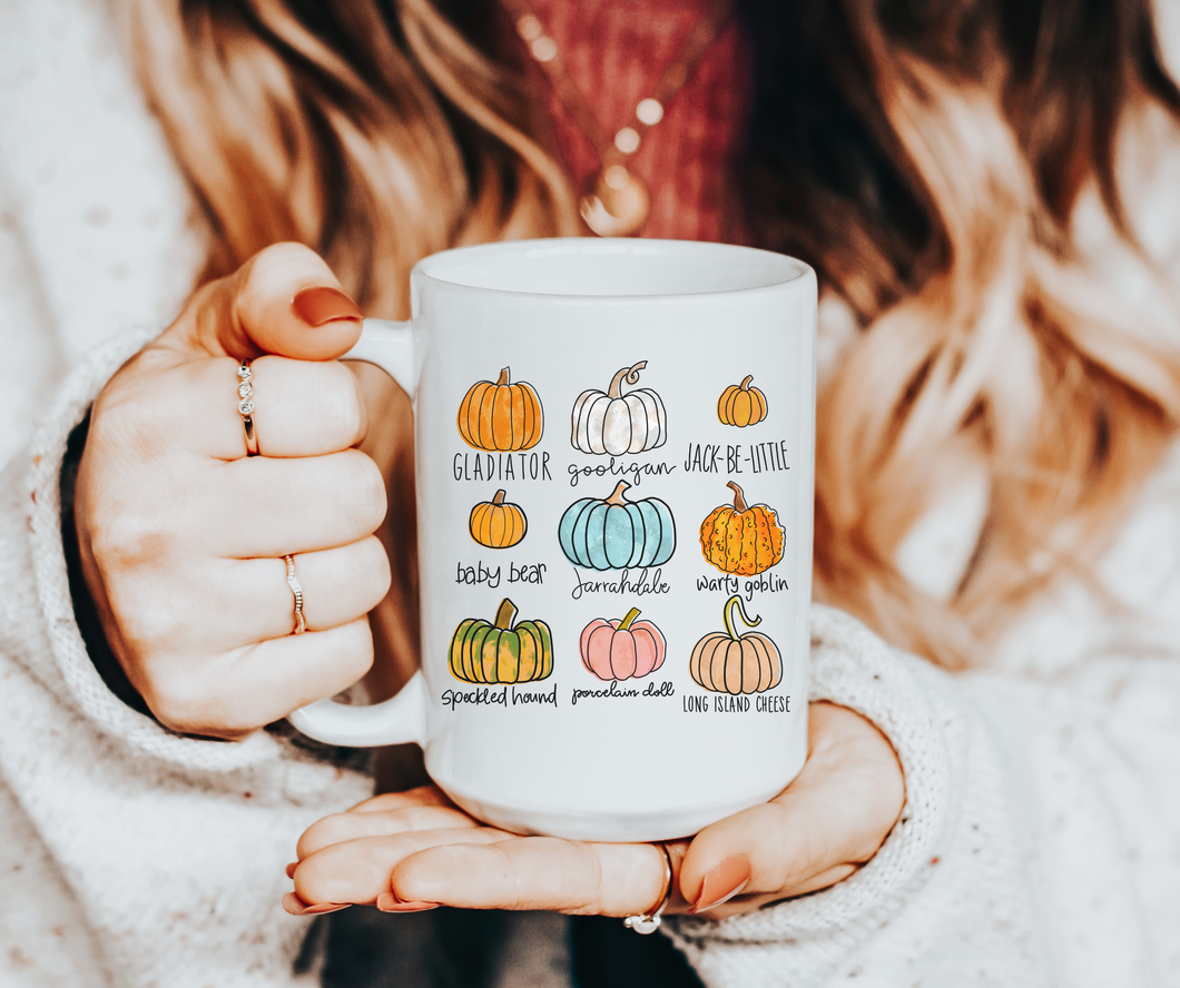 Pumpkin coquette coffee mug