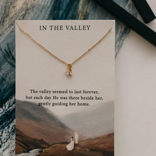 IN THE VALLEY GOLD PLATED NECKLACE