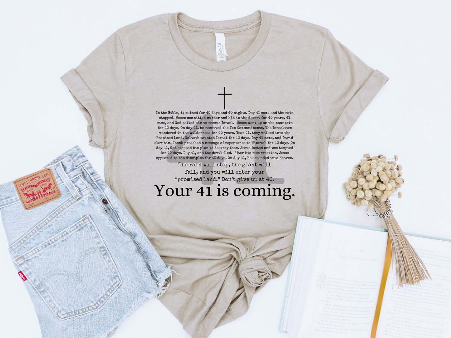 YOUR 41 IS COMING CHRSITIAN GRAPHIC TEE