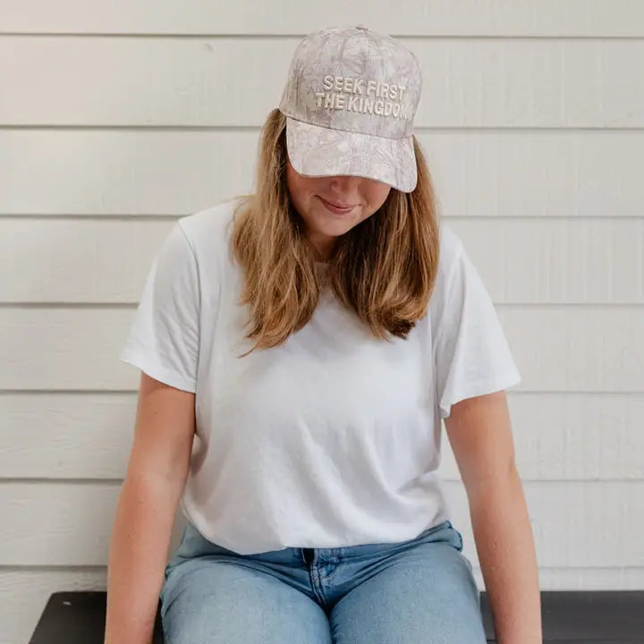 SEEK FIRST THE KINGDOM CAMO HAT