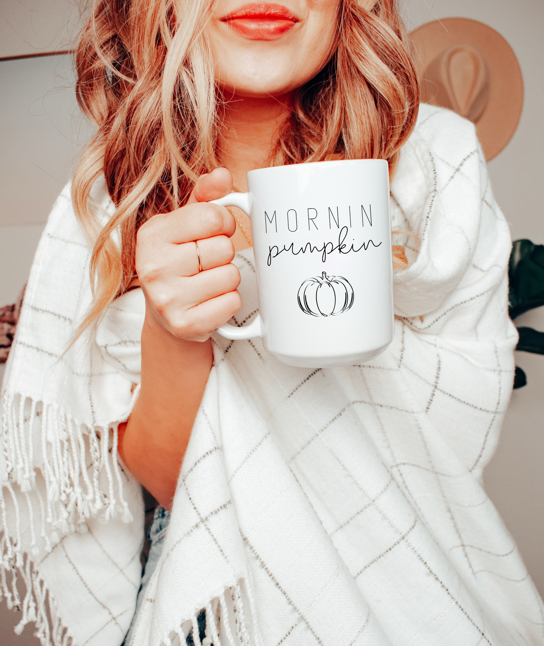 Mornin pumpkin coffee mug