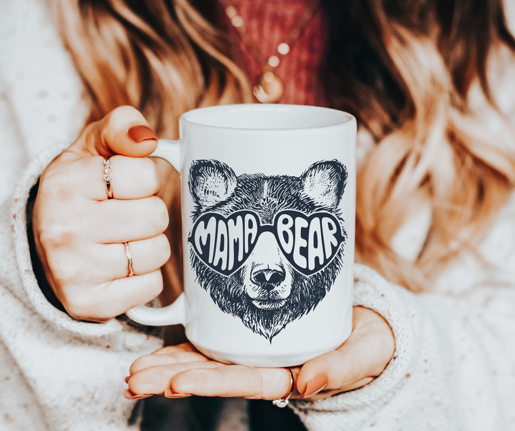 Mama bear coffee mug