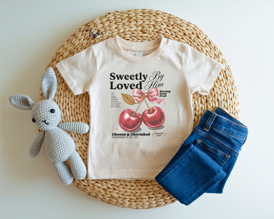 YOUTH SWEETLY LOVE BY HIM GRAPHIC TEE