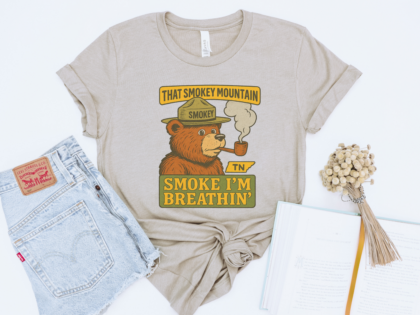 THAT SMOKEY MOUNTAIN AIR MORGAN WALLEN TN GRAPHIC TEE