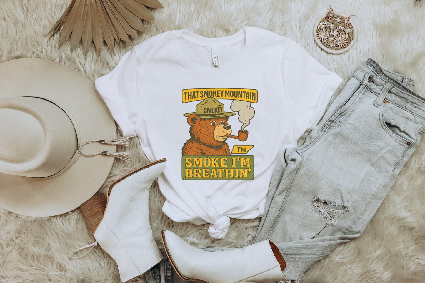 THAT SMOKEY MOUNTAIN AIR MORGAN WALLEN TN GRAPHIC TEE