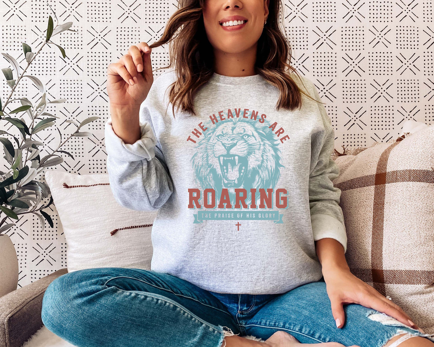 THE HEAVENS ARE ROARING CREWNECK SWEATSHIRT