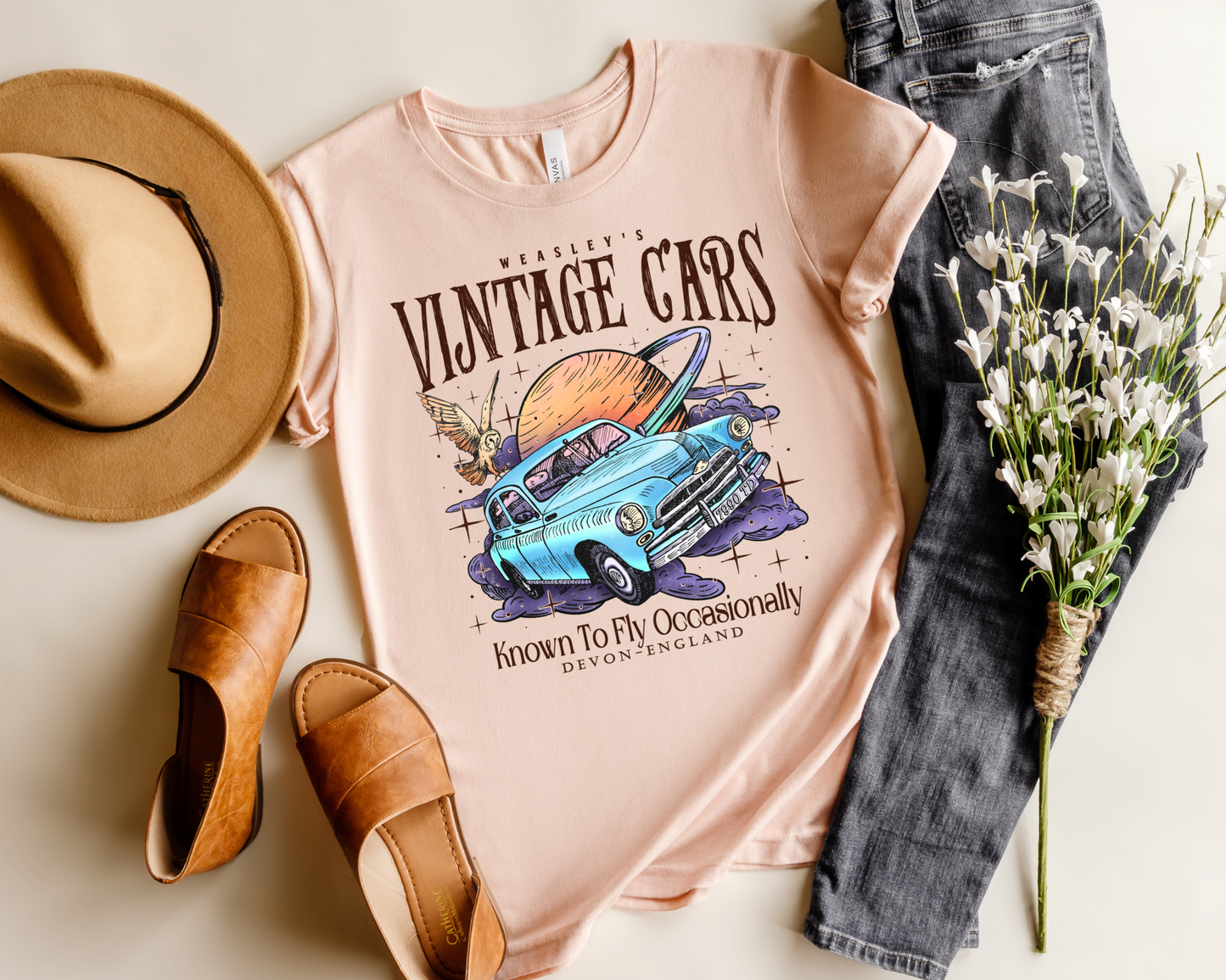 HARRY POTTER VINTAGE INSPIRED GRAPHIC TEE