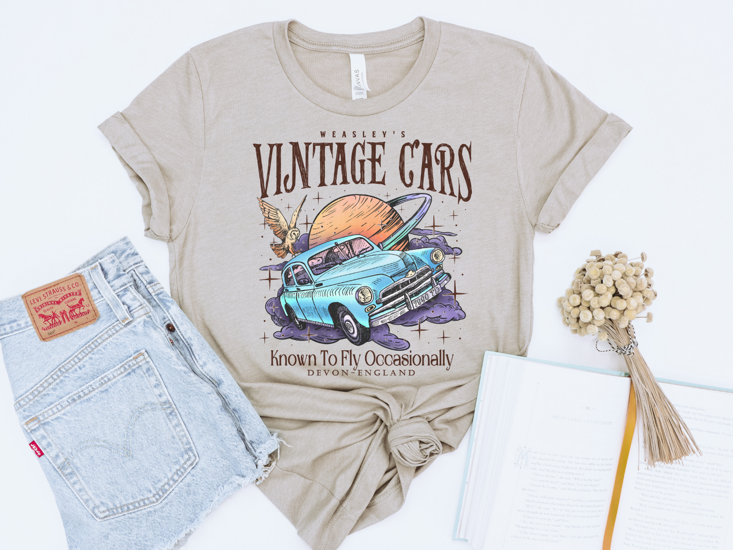 HARRY POTTER VINTAGE INSPIRED GRAPHIC TEE