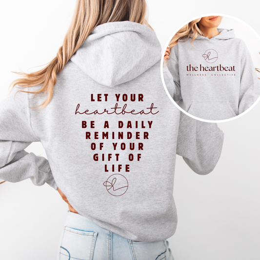 HEARTBEAT WELLNESS HOODED SWEATSHIRT ADULT + YOUTH