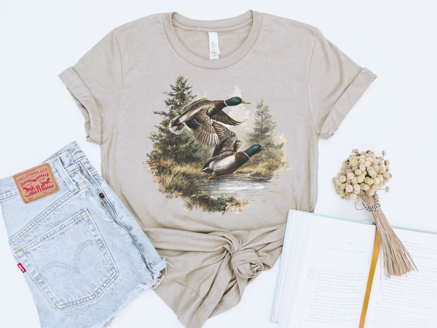 MALLARD DUCK ADULT GRAPHIC TEE