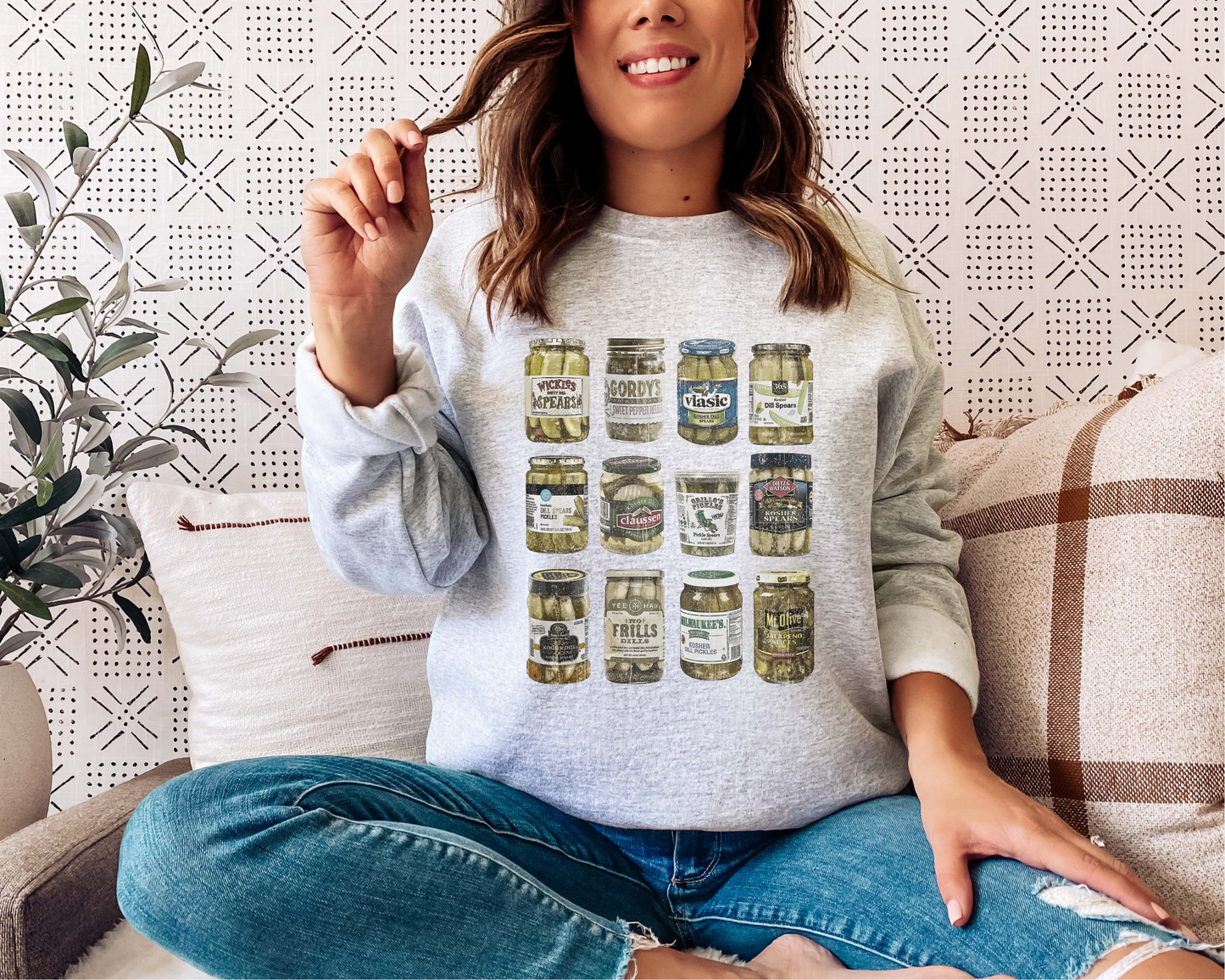VINTAGE PICKLES CREWNECK SWEATSHIRT ADULT