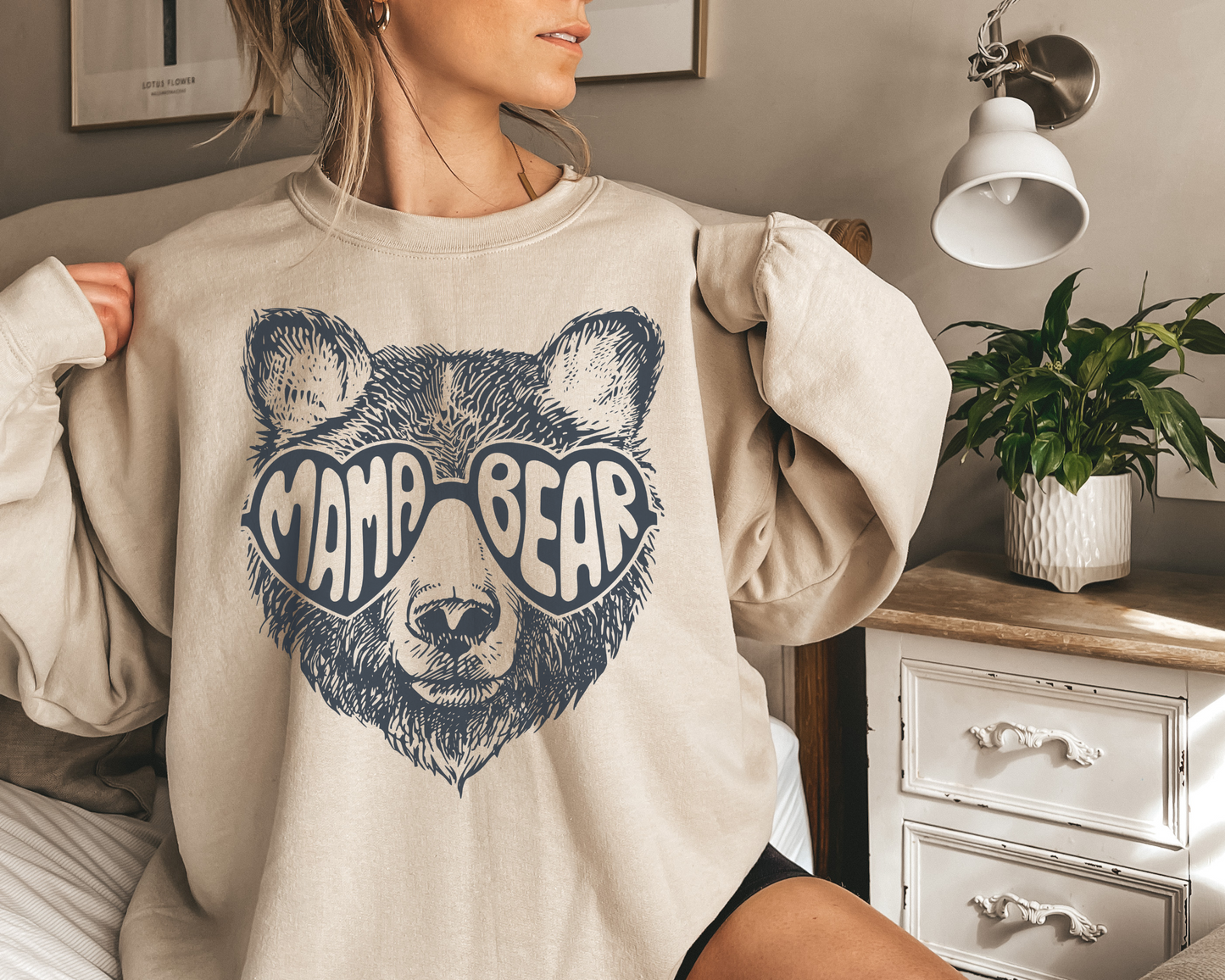 MAMA BEAR CREWNECK SWEATSHIRT ADULT