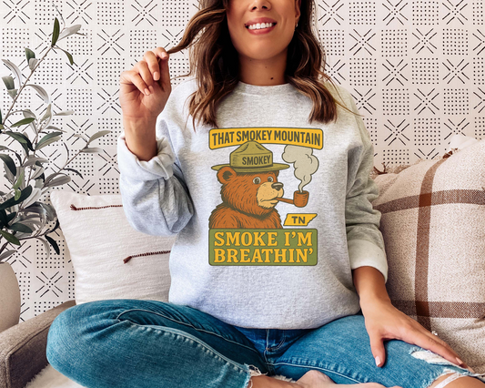 THAT SMOKEY MOUNTAIN MORGAN WALLEN TN CREW NECK SWEATSHIRT