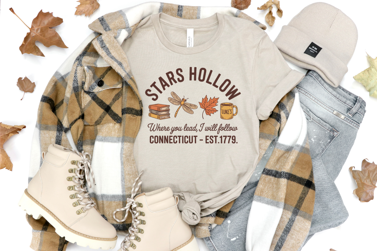 GILMORE GIRLS STARS HOLLOW GRAPHIC TEE